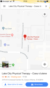 how to review lake city pt Google
